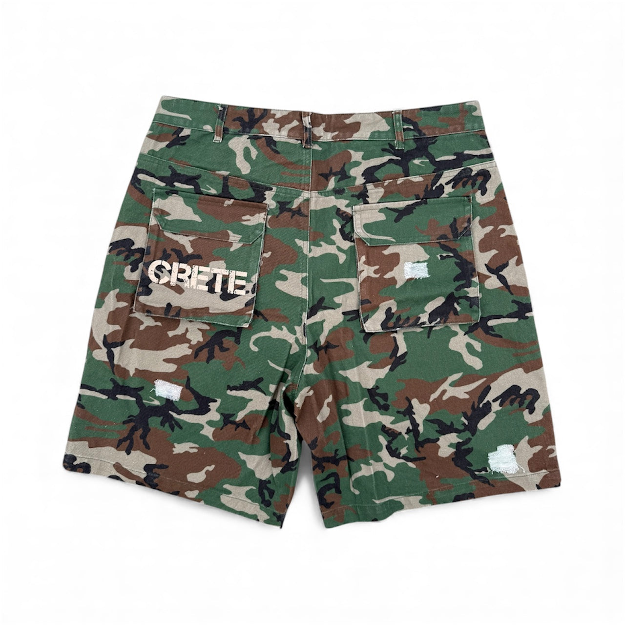 CRETE Camouflage Cargo Shorts