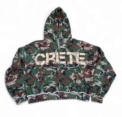 CRETE Camouflage Zip Up