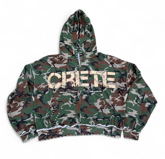 CRETE Camouflage Zip Up